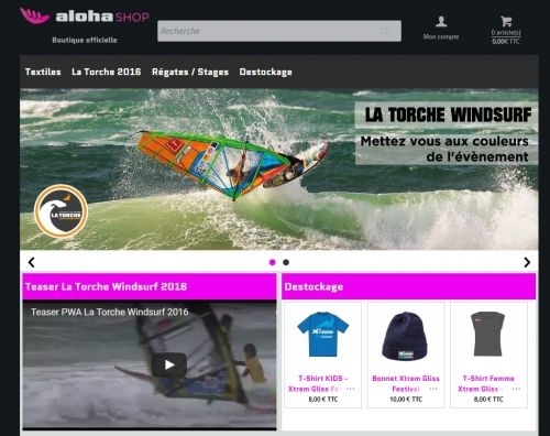page d'accueil shop.aloha-attitude.fr